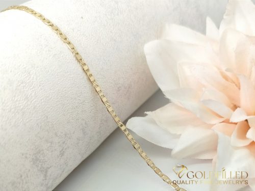 Goldfilled Náramok na členok 29cm/2mm Farba 14K